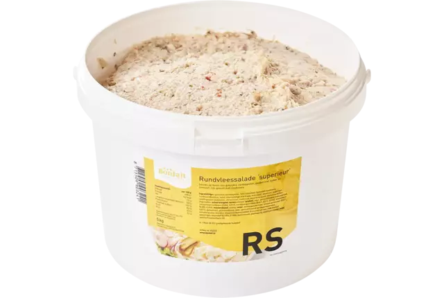 Rundvleessalade superieur emmer 5kg stuk